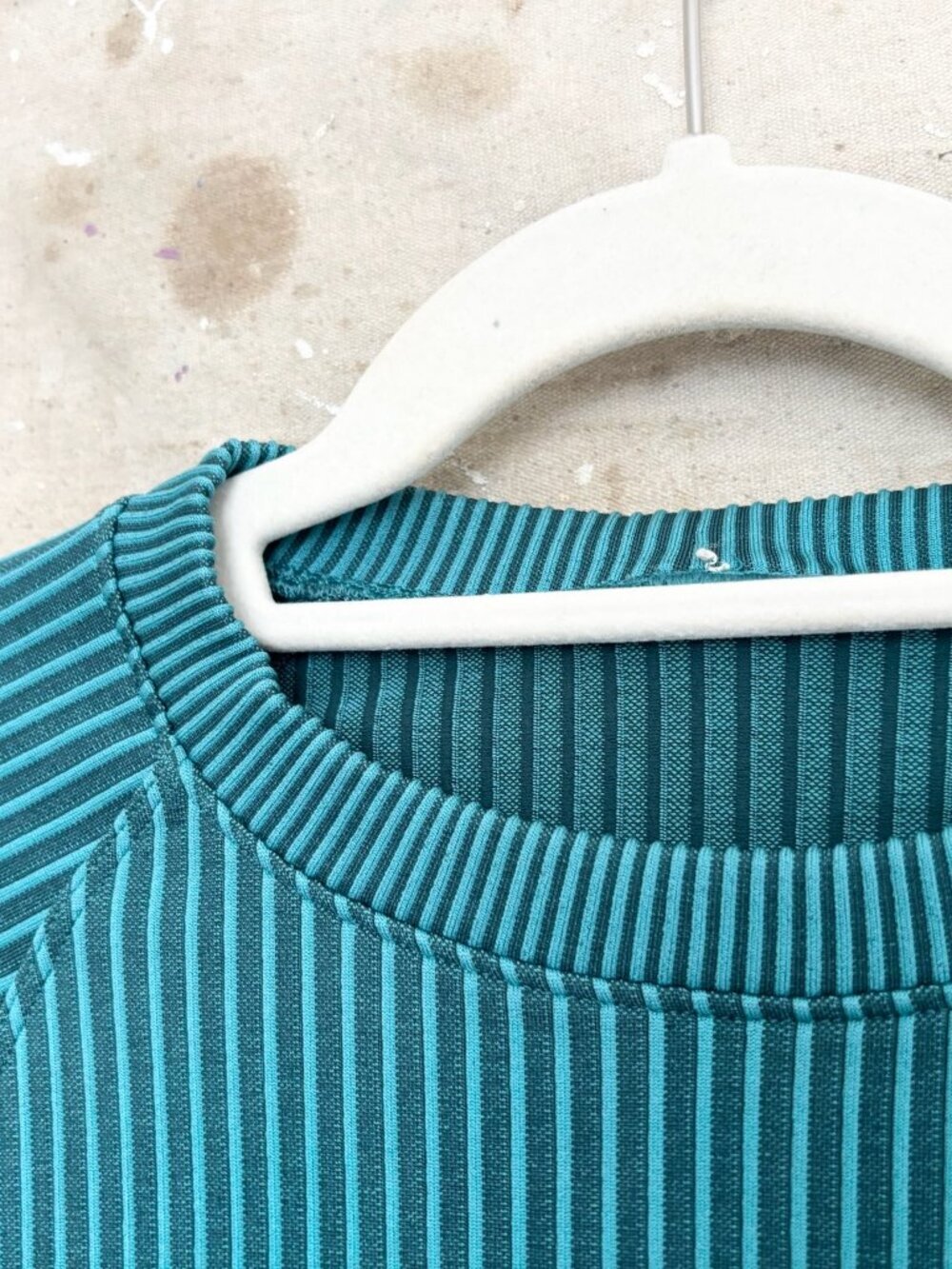Lululemon Rest Less Pullover, Rib Green Jasper / Oceanic - Picture 3 of 5